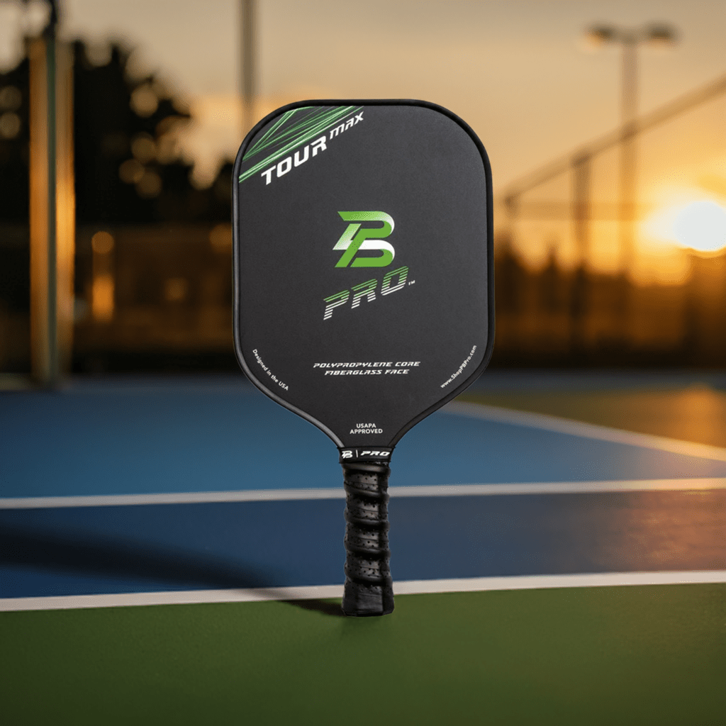 PBPRO Pickleball Paddles PBPRO Tour Max Green 8.3 oz Fiberglass Pickleball Paddle USAPA Approved